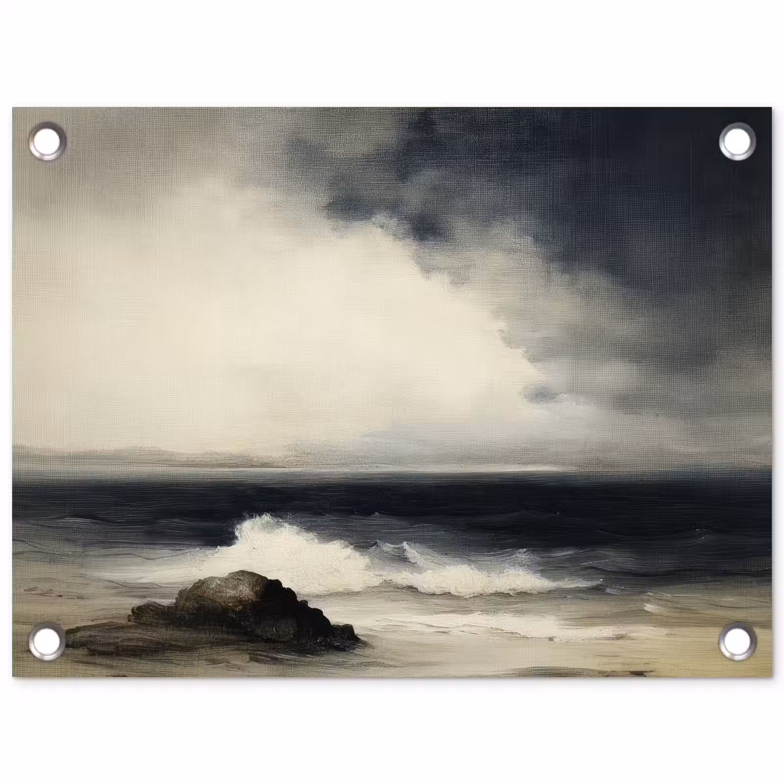 Tuinposter - Zee - Rotsen - Storm — 1