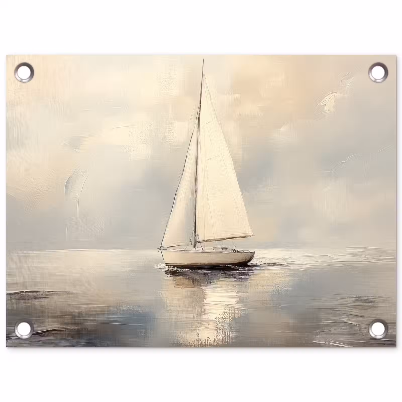 Tuinposter - Zeilschip - Zee - Bewolkt — 1