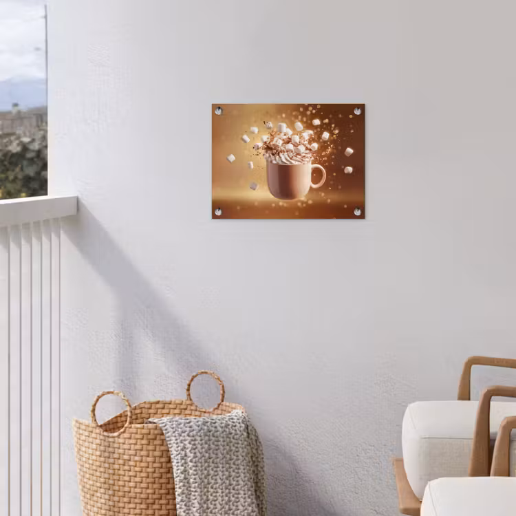 Tuinposter - Chocomelk - Drinken - Warm - Bruin — 3