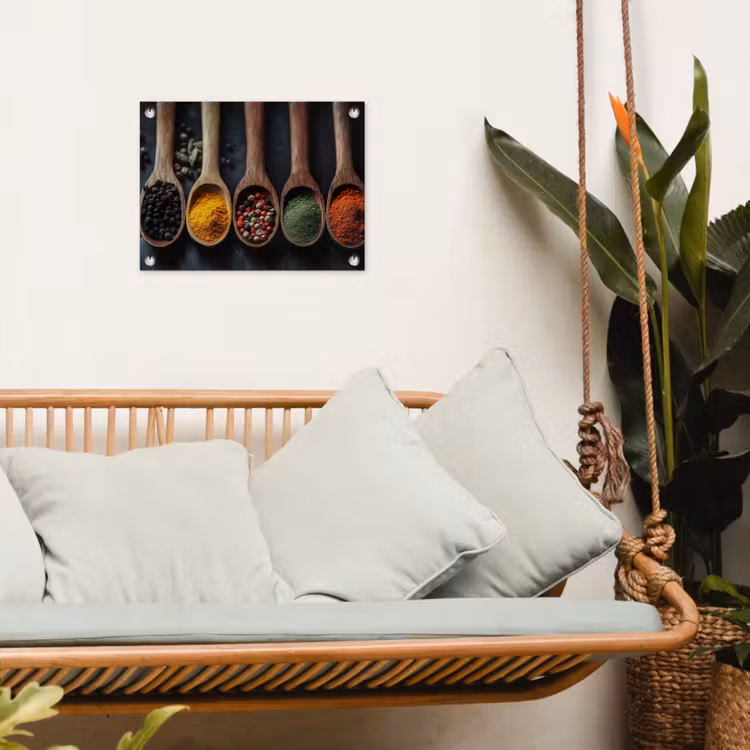 Tuinposter - Houten - Lepels - Specerijen - Kruiden — 5
