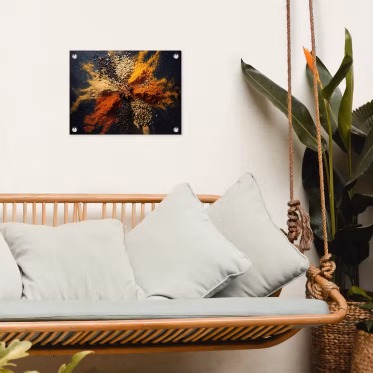 Tuinposter - Specerijen - Explosie - Oranje — 5