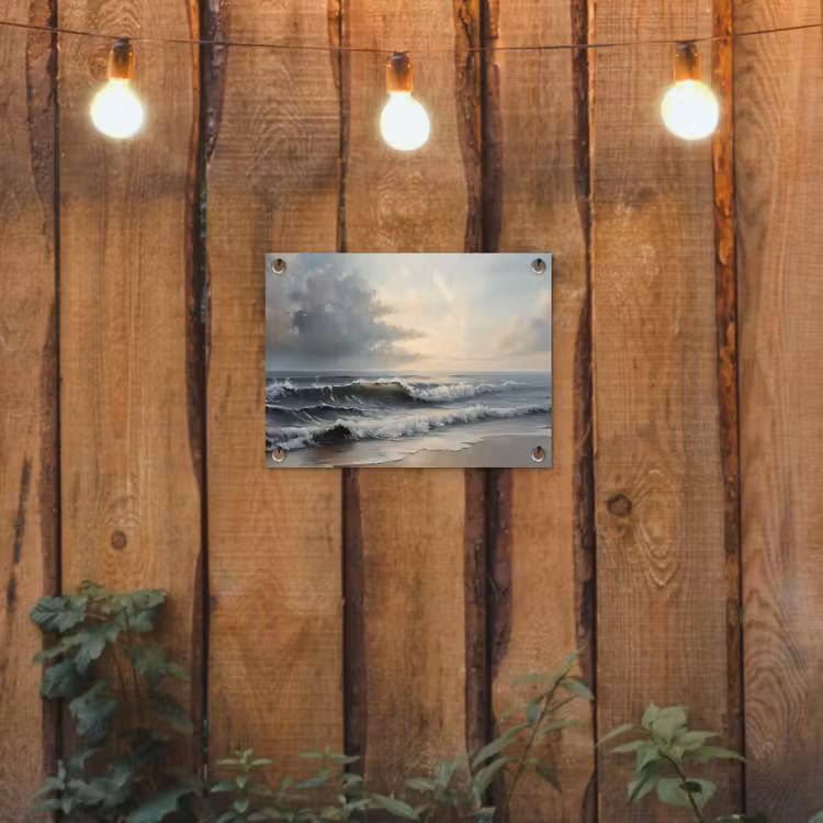 Tuinposter - Strand - Zee - Zonsondergang — 2