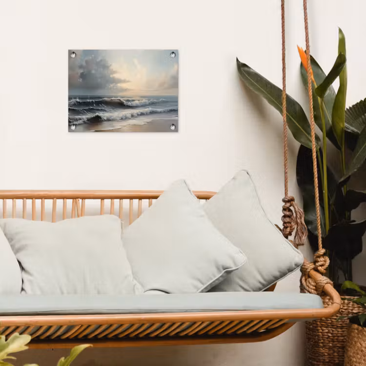 Tuinposter - Strand - Zee - Zonsondergang — 5