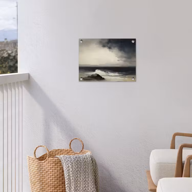 Tuinposter - Zee - Rotsen - Storm — 3