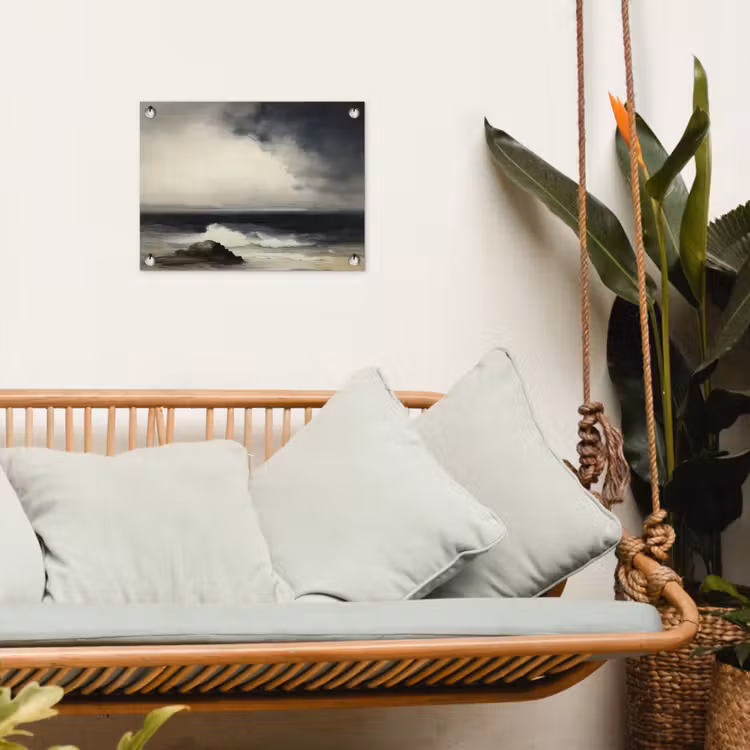 Tuinposter - Zee - Rotsen - Storm — 5