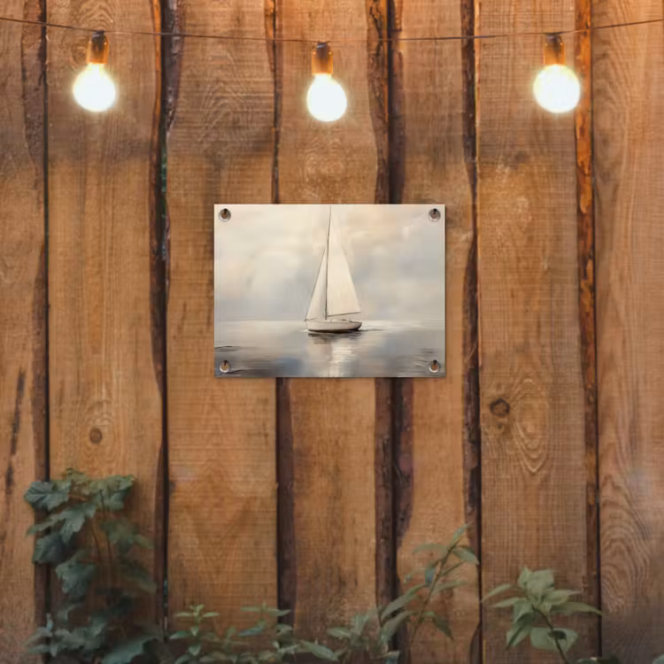 Tuinposter - Zeilschip - Zee - Bewolkt — 2