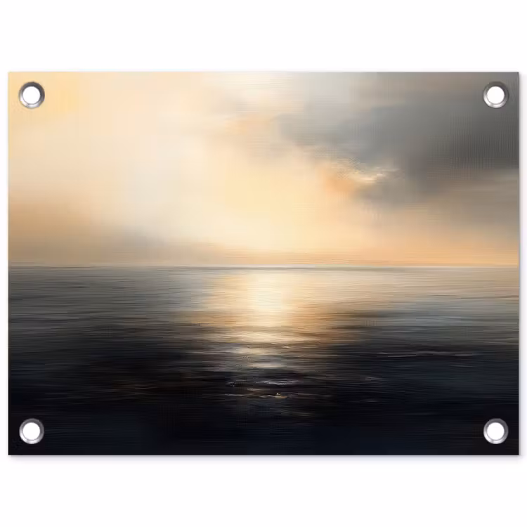 Tuinposter - Zon - Horizon - Zee — 1