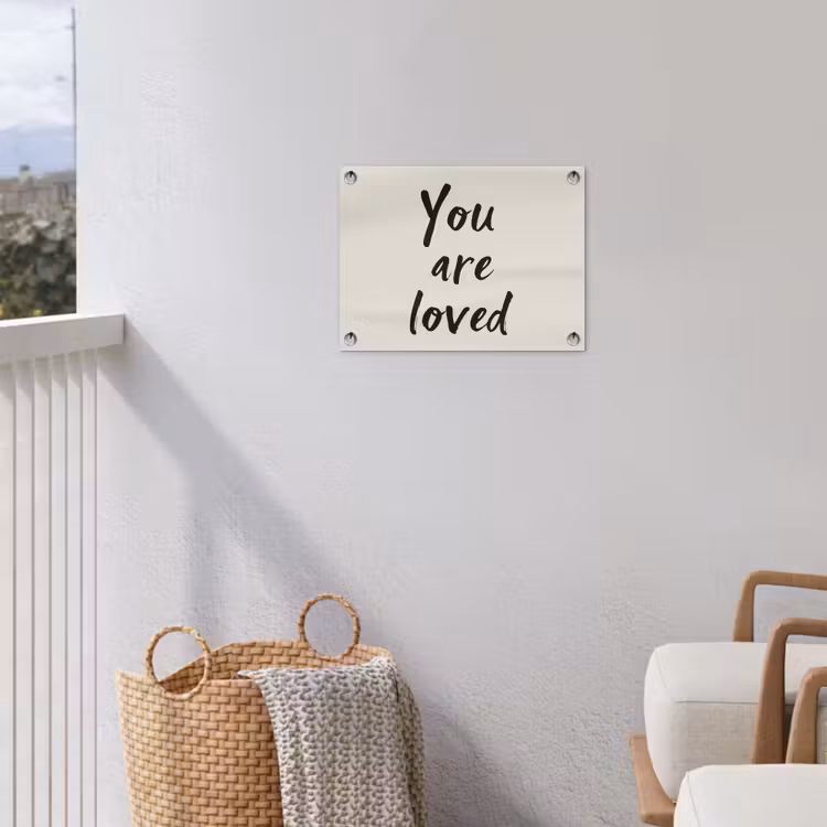 Tuinposter - Minimalistisch - Beige - Love — 3
