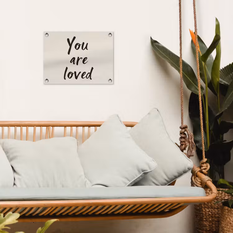 Tuinposter - Minimalistisch - Beige - Love — 5