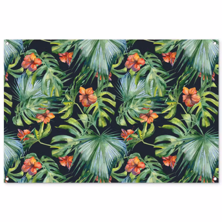 Tuinposter - Monstera - Jungle - Bladeren — 1