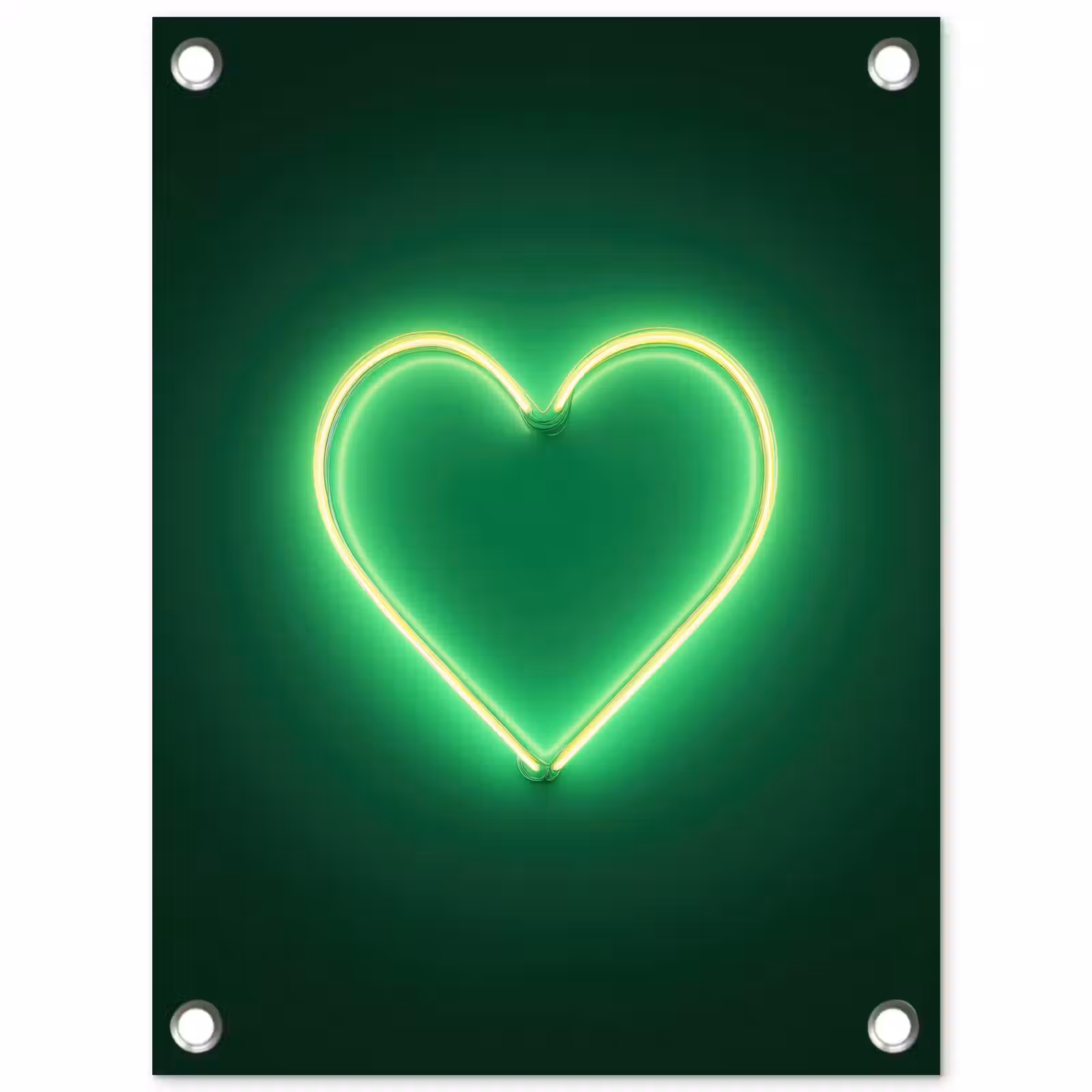 Tuinposter - Neon - Groen - Licht — 1