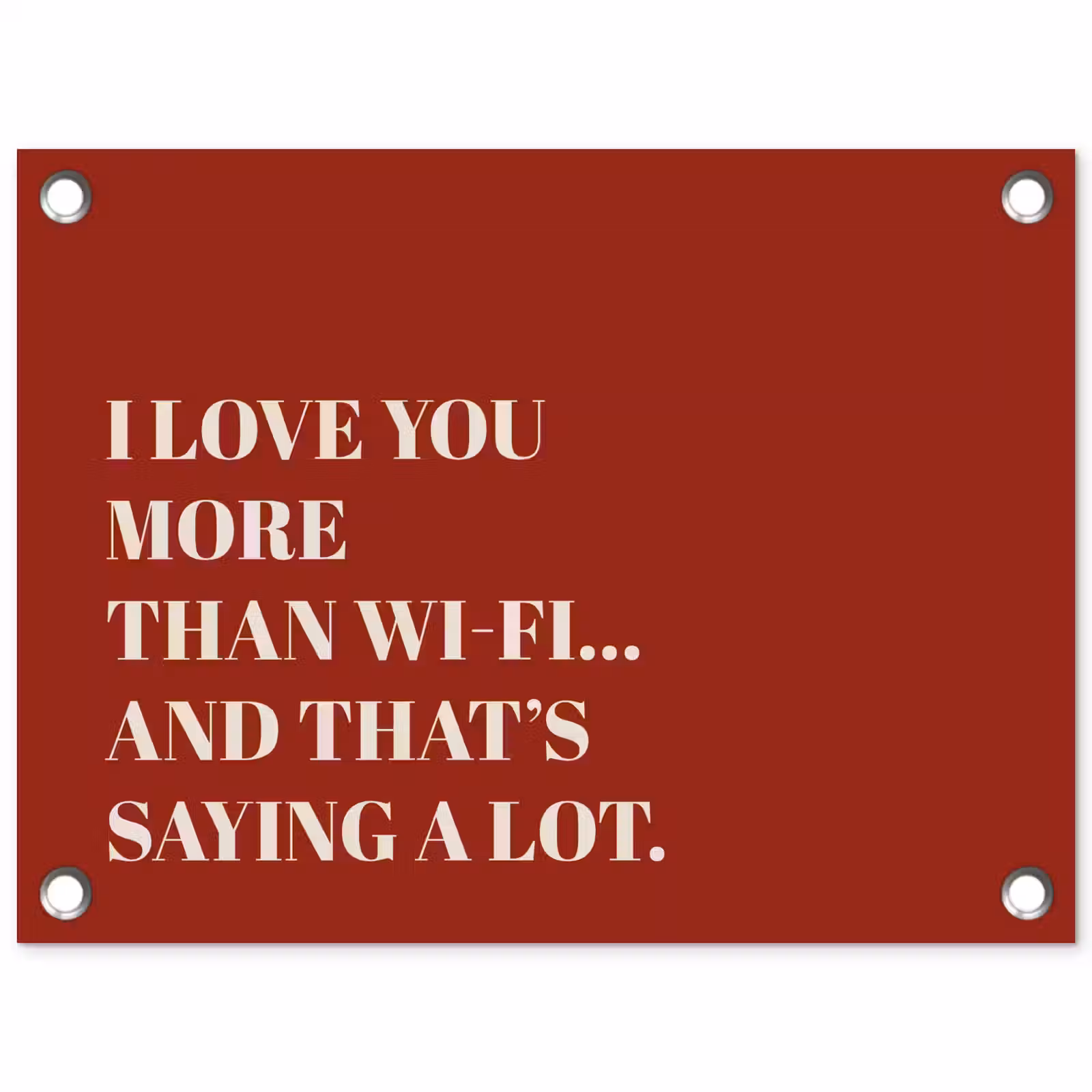 Tuinposter - Rood - Quote - Liefde — 1