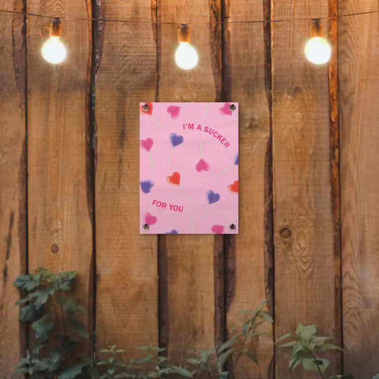 Tuinposter - Lolly - Valentijn - Illustratie - Snoep — 2