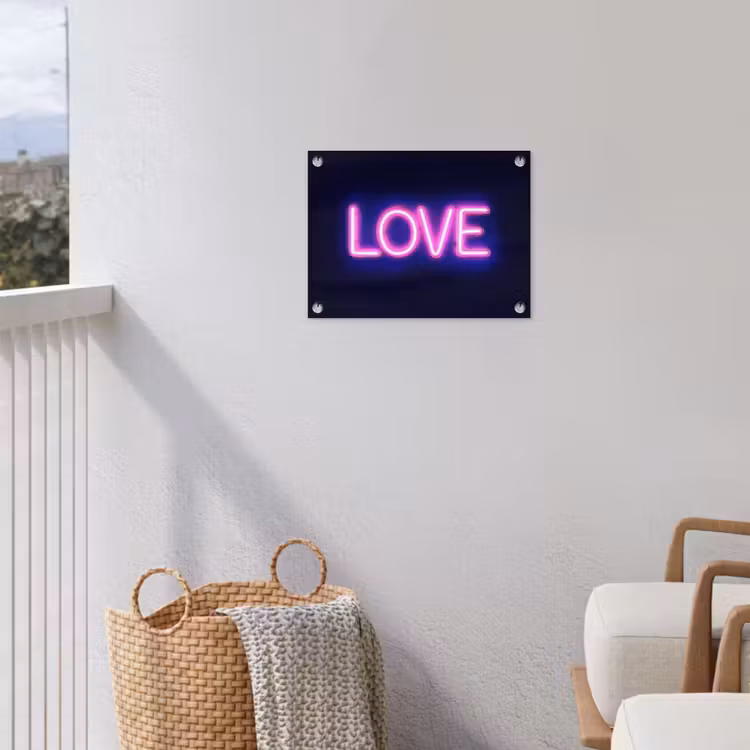 Tuinposter - Neon - Love - Valentijn — 3