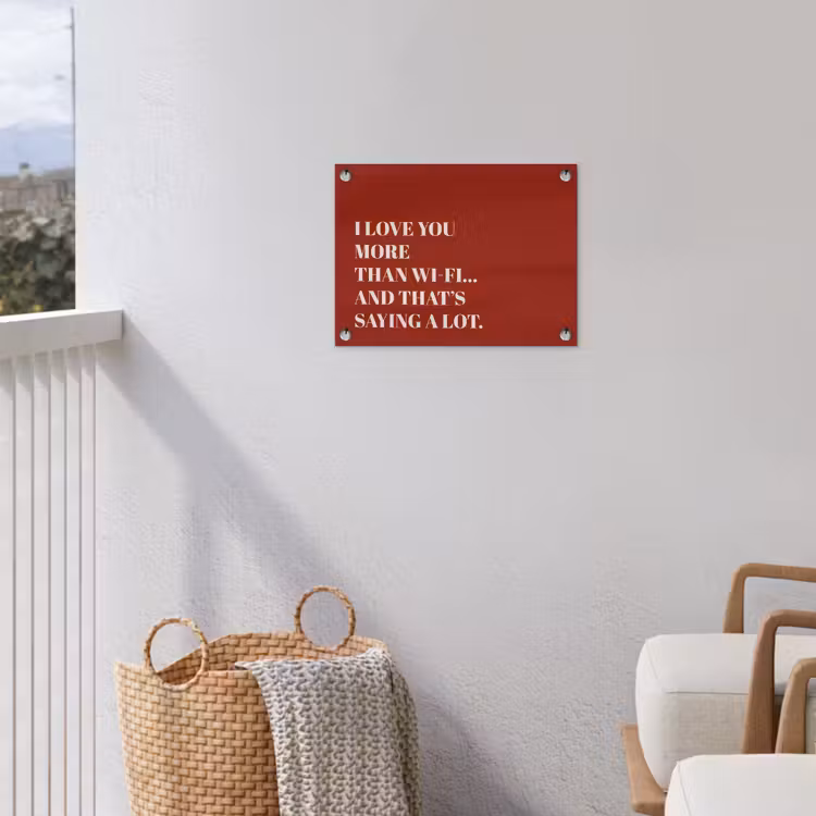 Tuinposter - Rood - Quote - Liefde — 3