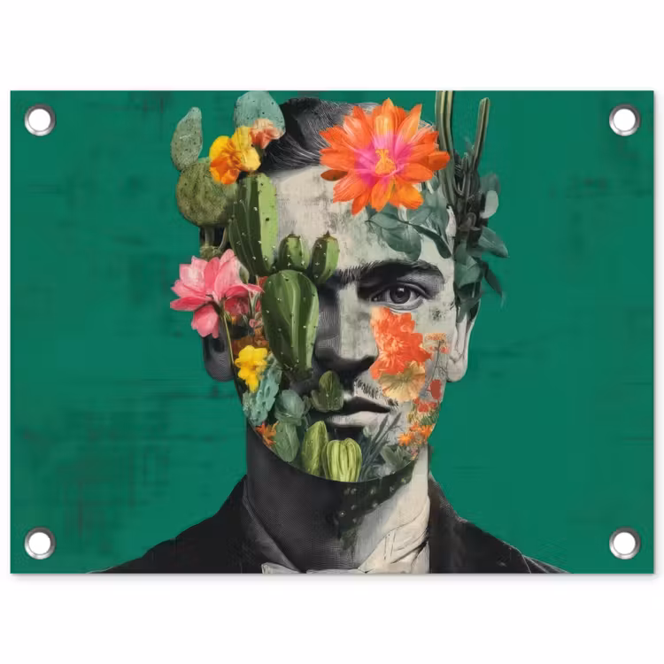 Tuinposter - Man - Planten - Groen — 1