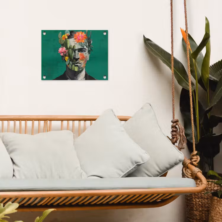 Tuinposter - Man - Planten - Groen — 5