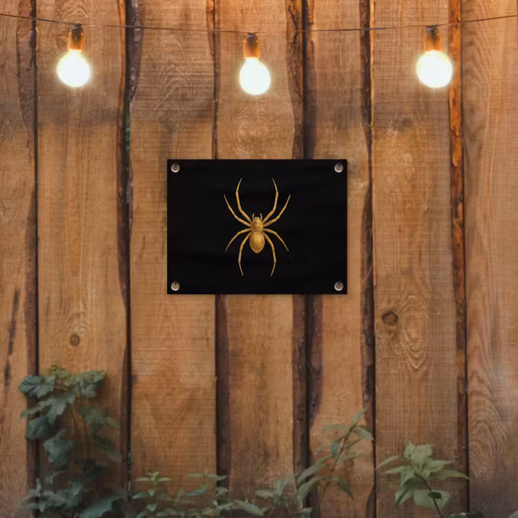 Tuinposter - Spin - Goud - Minimalistisch - Poten — 2