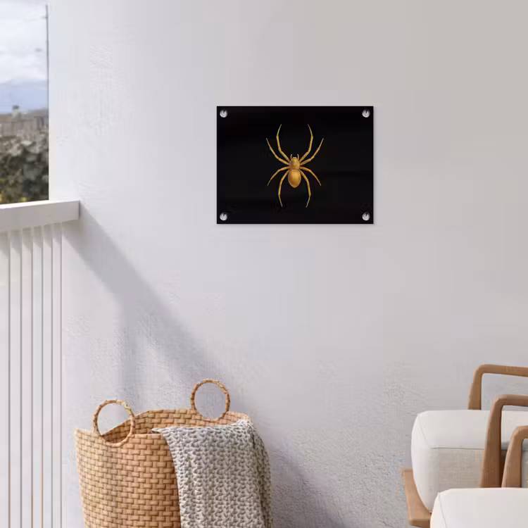 Tuinposter - Spin - Goud - Minimalistisch - Poten — 3