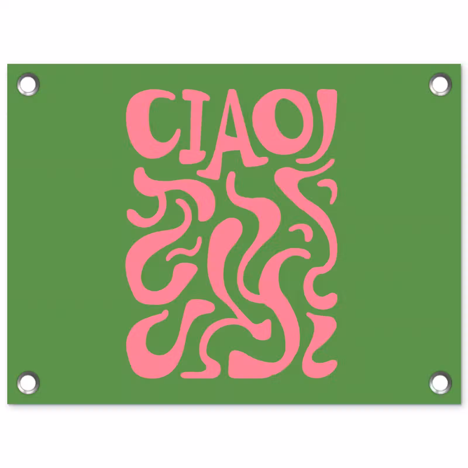 Tuinposter - Abstract - Roze - Ciao - Vormen — 1
