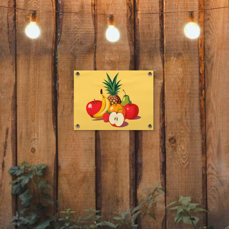 Tuinposter - Fruit - Illustratie - Kleurrijk — 2