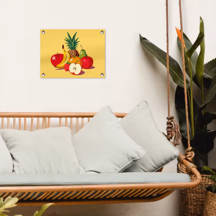 Tuinposter - Fruit - Illustratie - Kleurrijk — 5