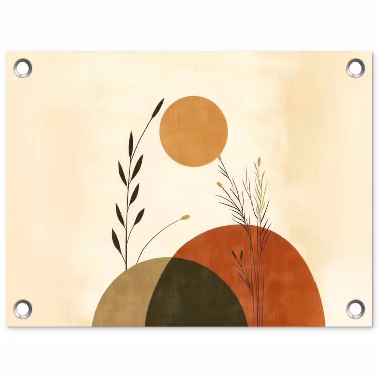 Tuinposter - Planten - Abstract - Vormen — 1