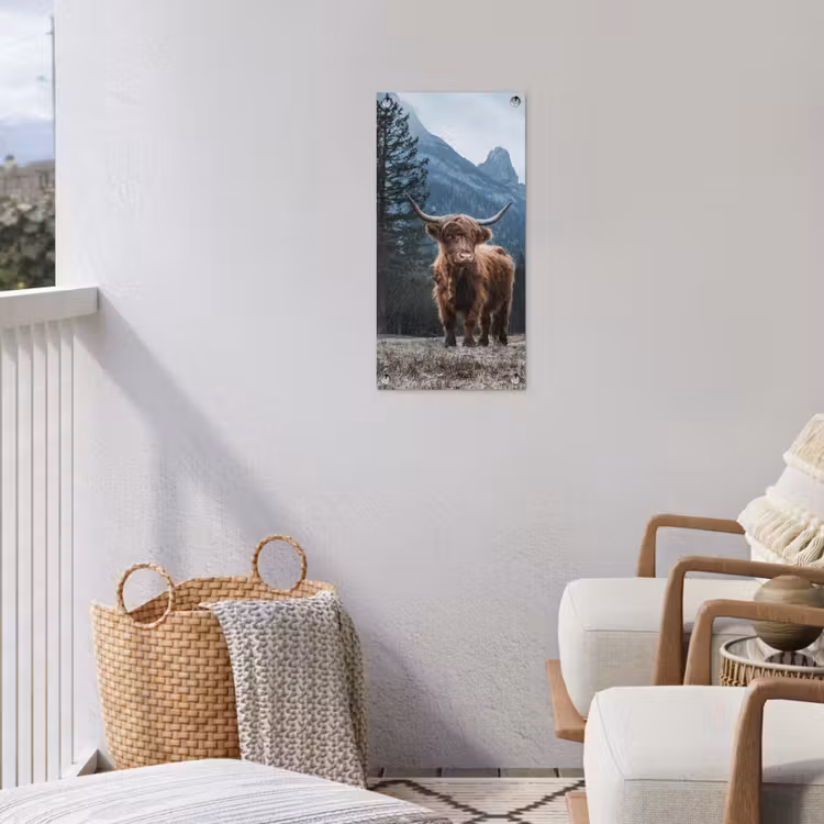 Tuinposter - Hooglander voor Bergen — 3