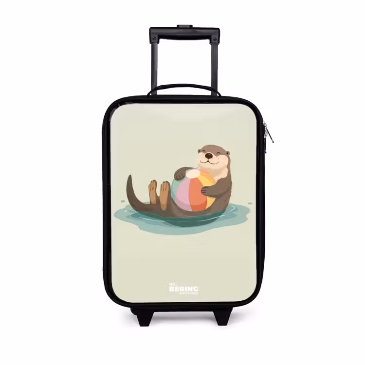 Kinderkoffer - Zwart - Otter - Strandbal - Water — 1