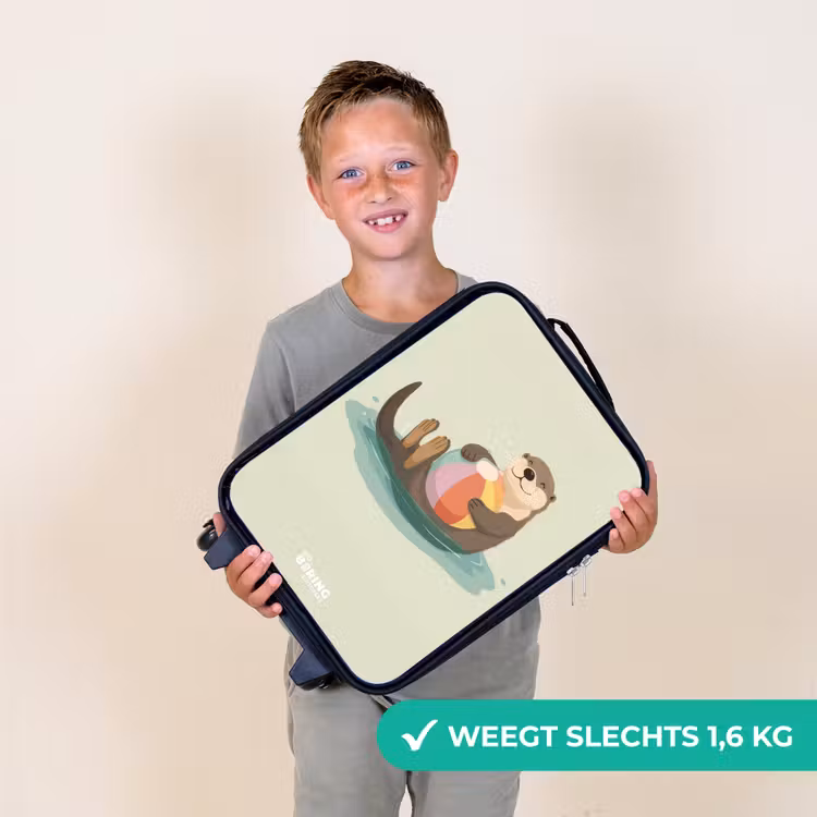 Kinderkoffer - Zwart - Otter - Strandbal - Water — 3