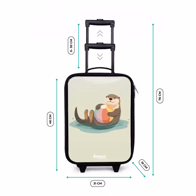 Kinderkoffer - Zwart - Otter - Strandbal - Water — 7
