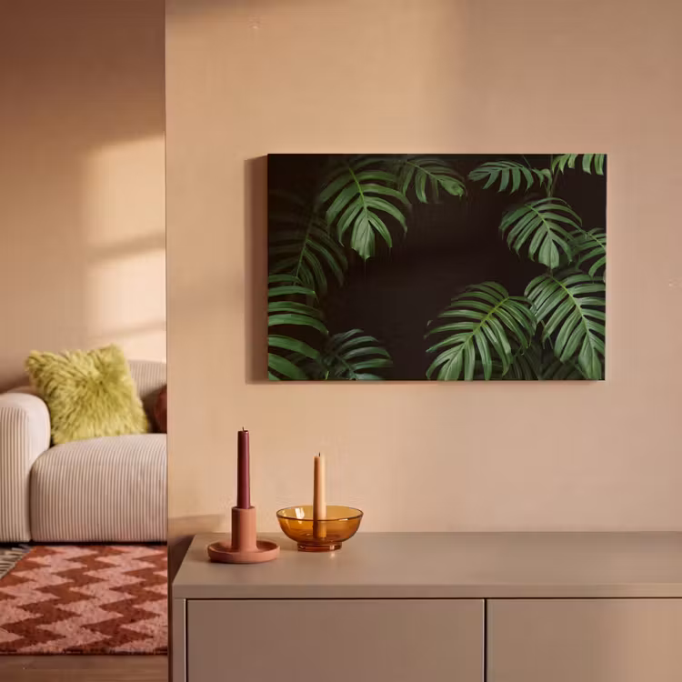 Canvas schilderij - Jungle - Planten - Monstera - Jongens - Meisjes - Kinderen — 2