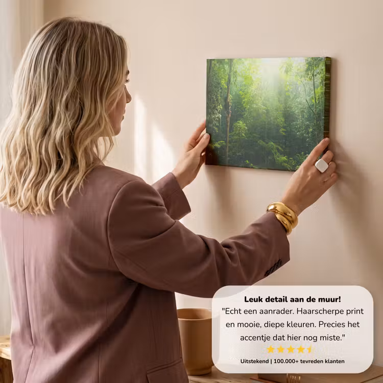 Canvas schilderij - Jungle - Zonlicht - Groen - Meisjes - Kinderen - Jongens — 3