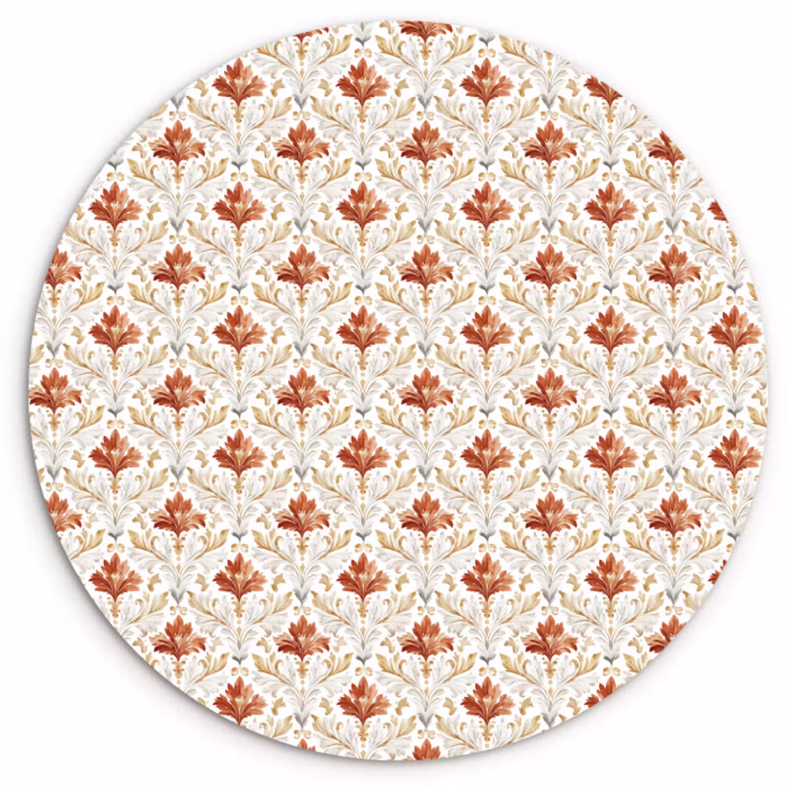 Muurcirkel glas - Chic - Bloemen - Patroon — 1