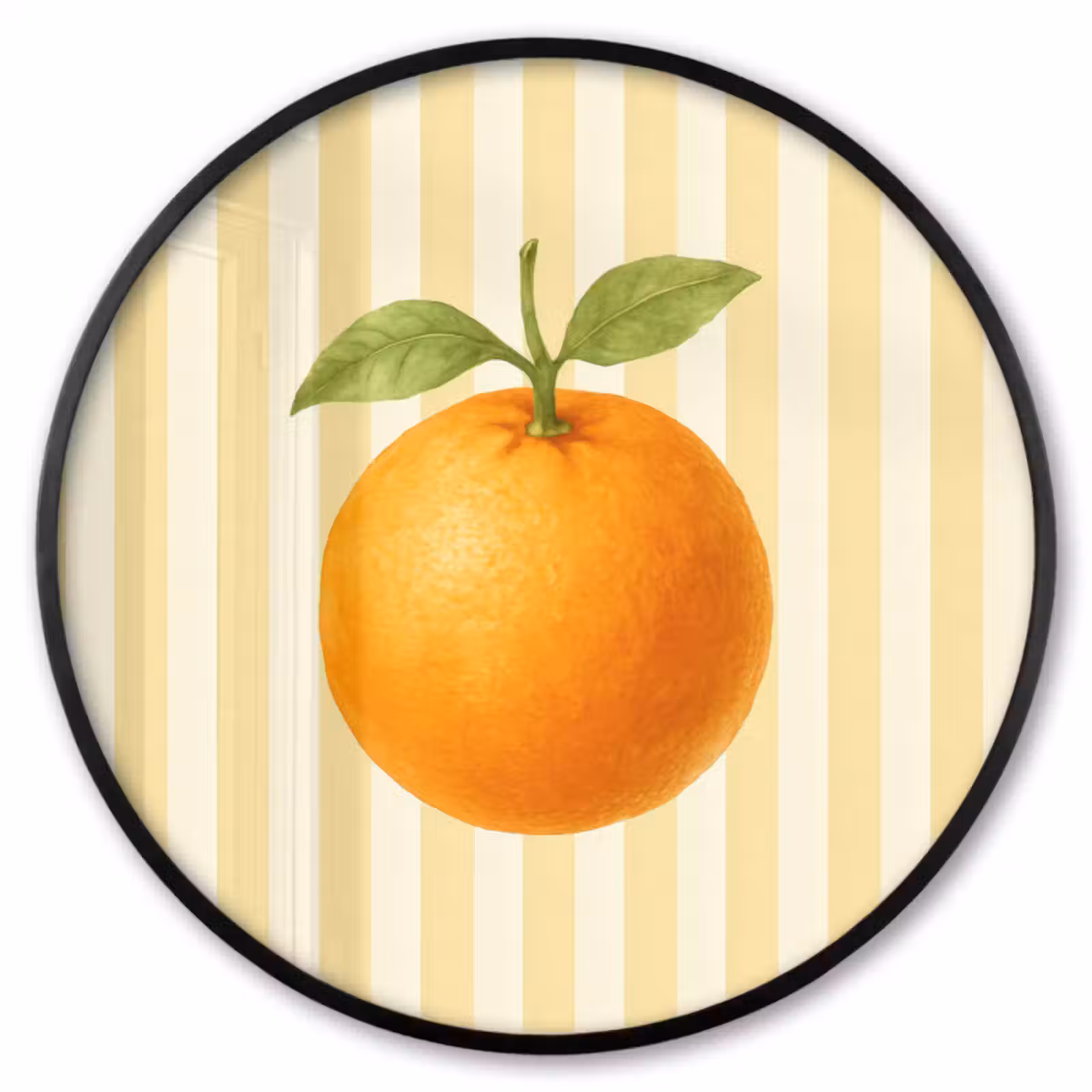 Fotolijst rond zonder passe partout - Sinaasappel - Strepen - Oranje - Zomers — 1