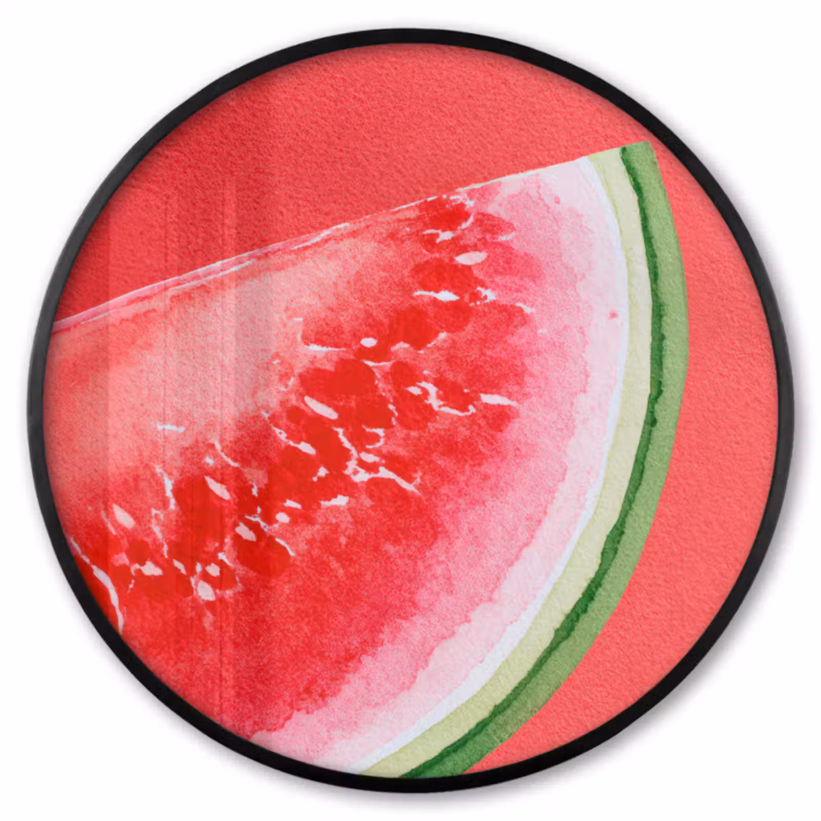 Fotolijst rond zonder passe partout - Watermeloen - Rood - Zomers — 1