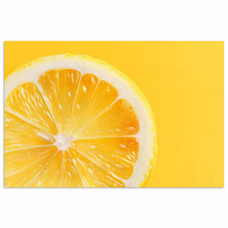 Poster – Citroen - Geel - Zonnig — 1