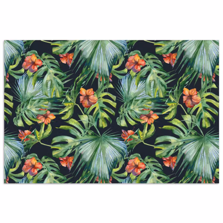 Poster – Tropical - Bloemen - Bladeren - Jungle — 1