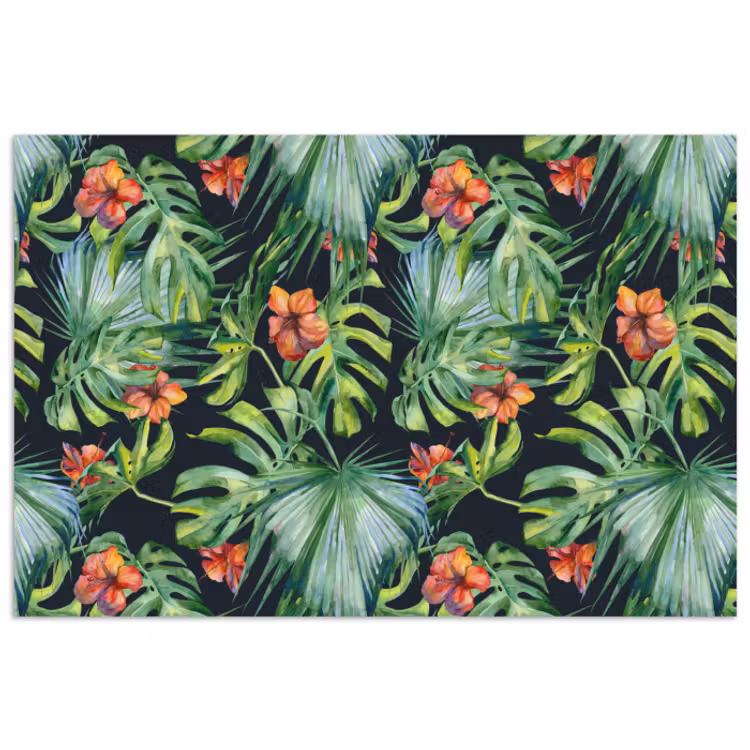 Poster – Bladeren - Bloemen - Jungle - Tropisch — 1