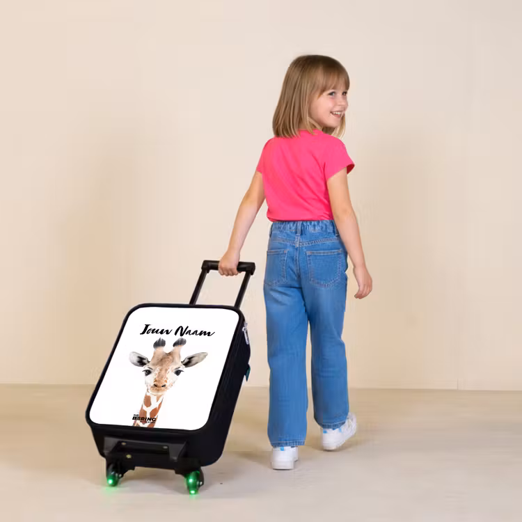 Kinderkoffer - Zwart - Gerrie Giraffe — 2