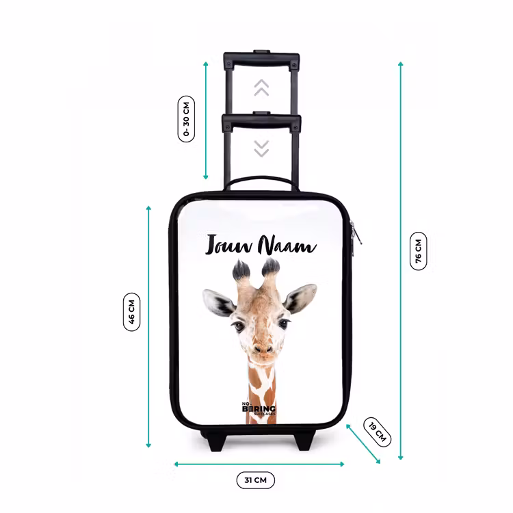 Kinderkoffer - Zwart - Gerrie Giraffe — 7