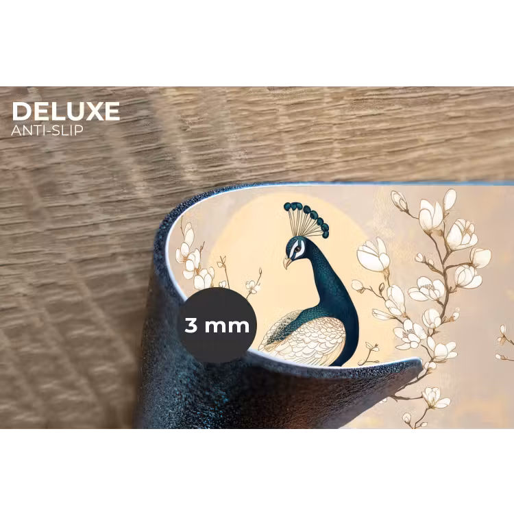 Placemat - 6 stuks - Pauw - Tak - Bloemen — 4