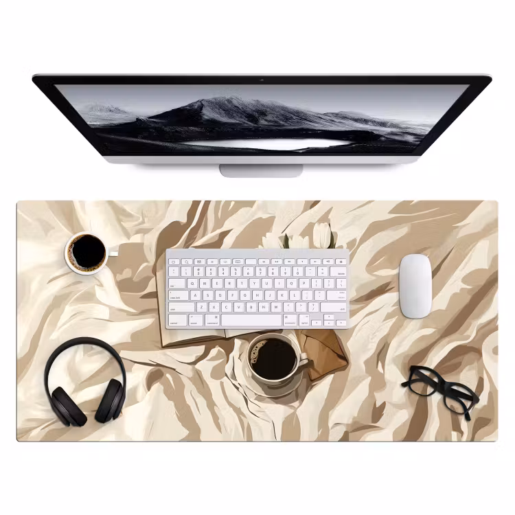 Bureau onderlegger - Boek - Illustratie - Tulpen - Koffie — 3