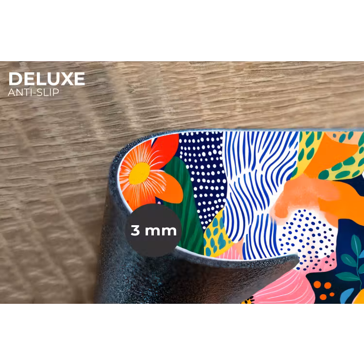 Placemat - 6 stuks - Kleurrijk - Bloemen - Abstract - Stippen — 4