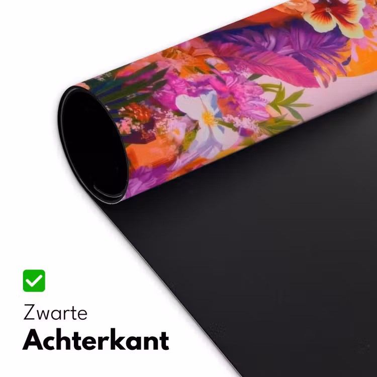 Bureau onderlegger - Vrouw - Abstract - Cirkel - Bloemen — 4