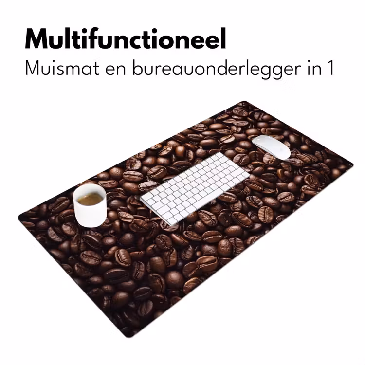 Bureau onderlegger - Bonen - Close-up - Donkerbruin — 6