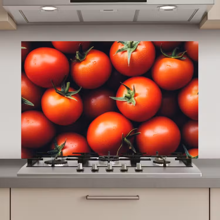Spatscherm keuken - Groente - Rood - Tomaten — 1