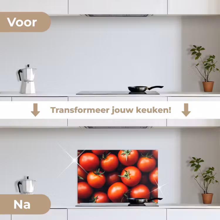 Spatscherm keuken - Groente - Rood - Tomaten — 3
