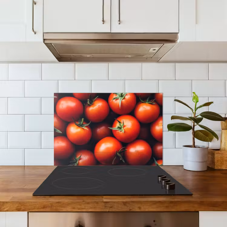 Spatscherm keuken - Groente - Rood - Tomaten — 6