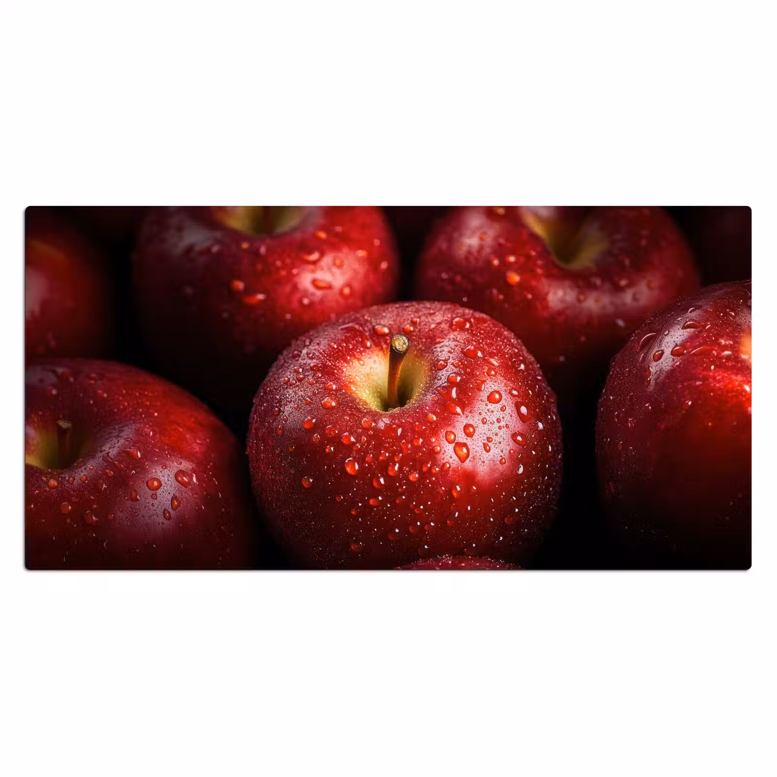 Bureau onderlegger - Rood - Appels - Fruit — 1
